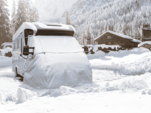 winterkamperen sneeuw isolatie