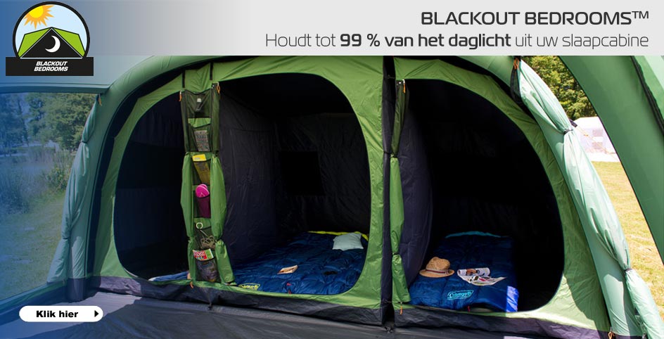 Communisme Planeet Hoofdkwartier Coleman Blackout Bedroom echt donker in je tent - Campingtrend