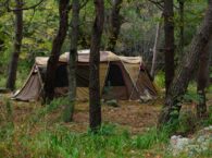 Kamperen in de herfstvakantie tent