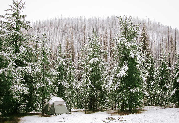 sneeuw tent