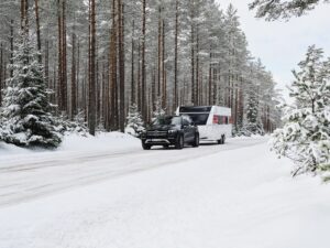 KABE caravan sneeuw