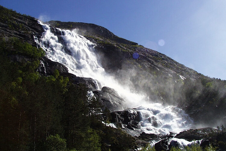 Langfoss waterval Noorwegen