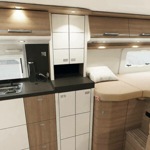 Malibu Van first class – two rooms 640 LE RB keuken