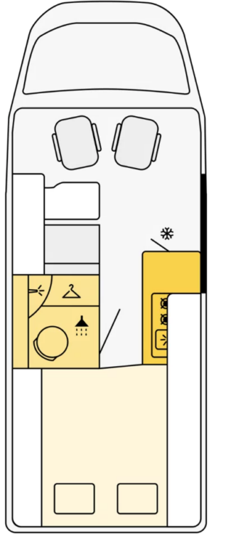 Etrusco CV 640 PB plattegrond