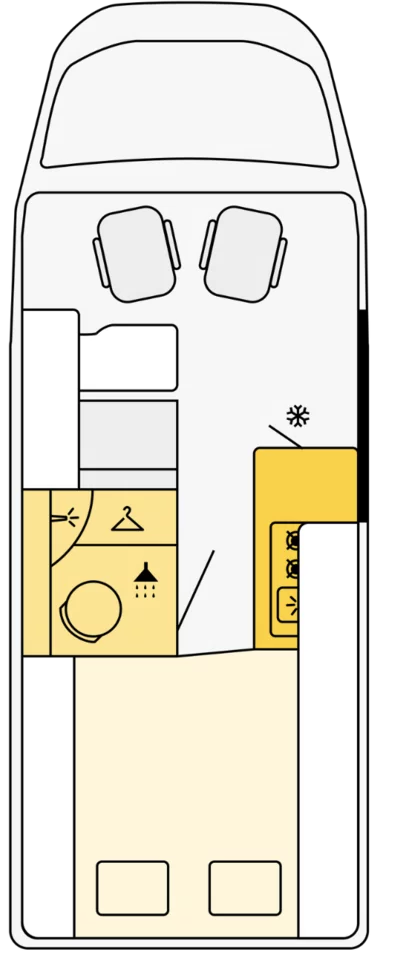 Etrusco CV 640 PB plattegrond