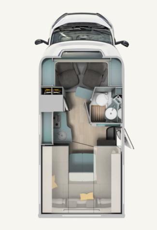 Plattegrond Laika Kosmo L 105