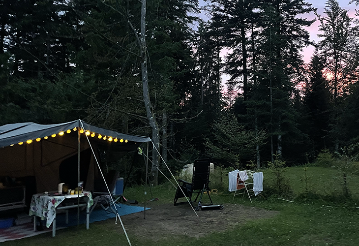 Staanplaats camping La Sténiole