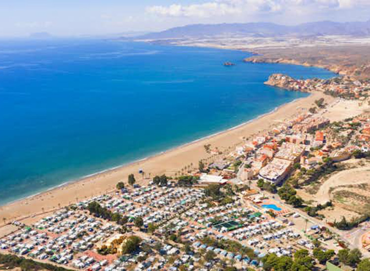 Camping Playa de Mazarrón.