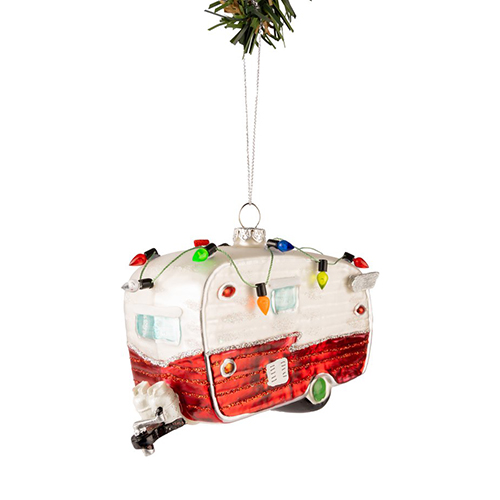 Kerstbal caravan