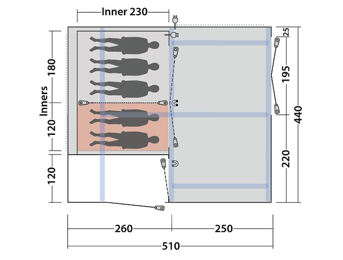 Virginia 5 Air layout