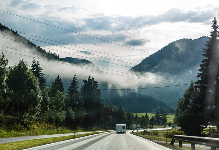 autoweg Alpen