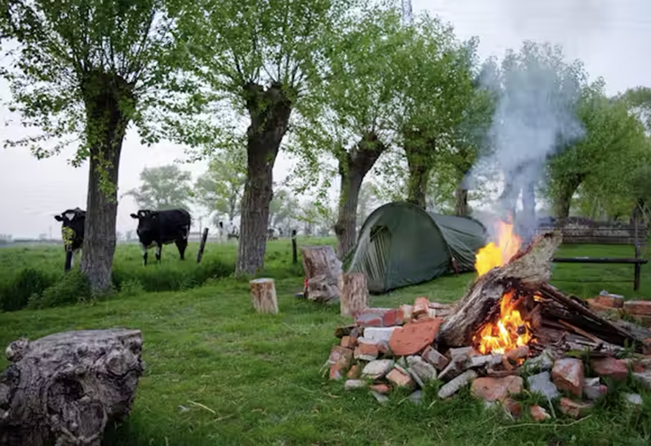 Camping Boven het Maaiveld