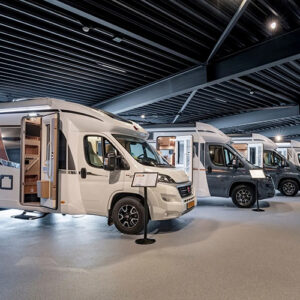 Indelingen caravans campers