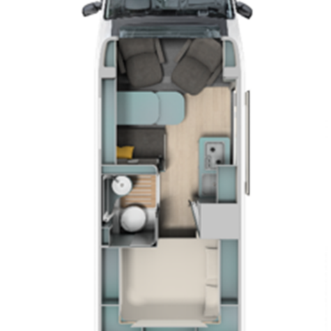 Laika Kosmo 60 plattegrond