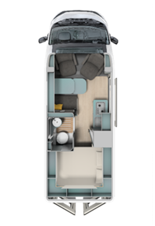 Laika Kosmo 60 plattegrond