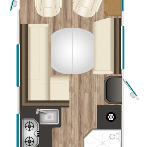 Itineo Familie SBD 700 plattegrond dag