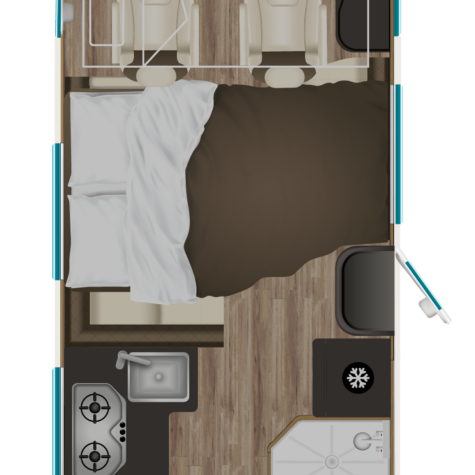 Itineo Familie SBD 700 plattegrond nacht